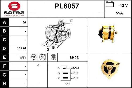 SNRA PL8057 - Ģenerators ps1.lv