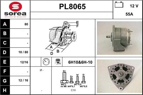 SNRA PL8065 - Ģenerators ps1.lv