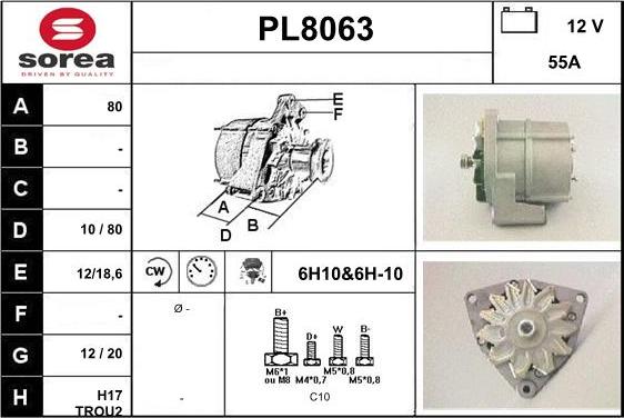 SNRA PL8063 - Ģenerators ps1.lv