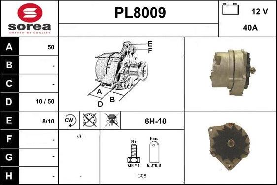 SNRA PL8009 - Ģenerators ps1.lv