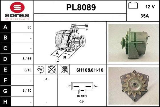 SNRA PL8089 - Ģenerators ps1.lv