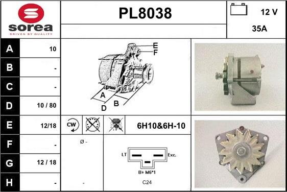 SNRA PL8038 - Ģenerators ps1.lv