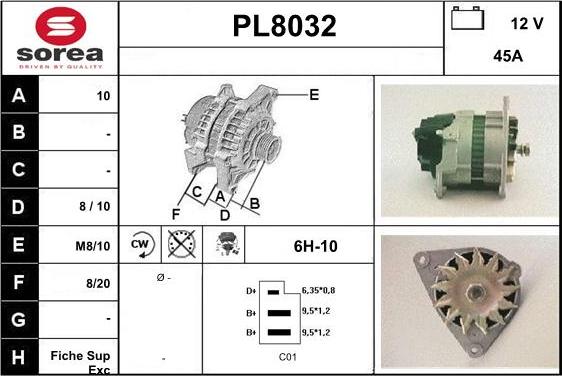 SNRA PL8032 - Ģenerators ps1.lv