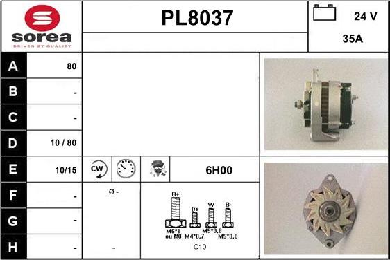 SNRA PL8037 - Ģenerators ps1.lv