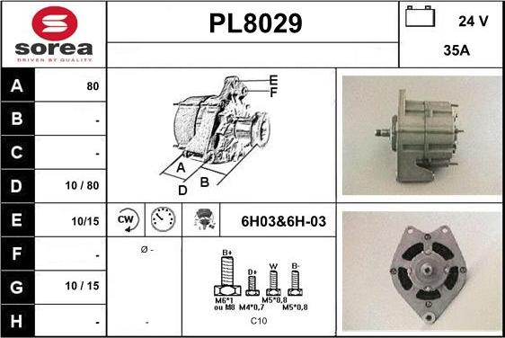 SNRA PL8029 - Ģenerators ps1.lv