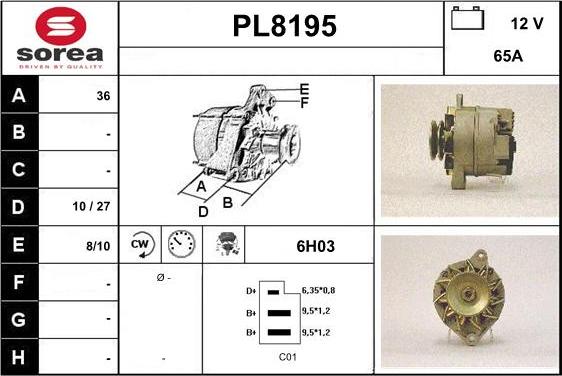 SNRA PL8195 - Ģenerators ps1.lv