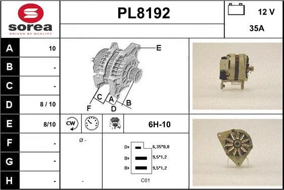 SNRA PL8192 - Ģenerators ps1.lv