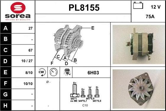 SNRA PL8155 - Ģenerators ps1.lv
