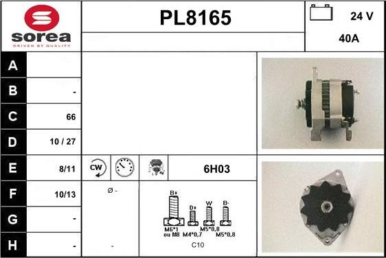 SNRA PL8165 - Ģenerators ps1.lv