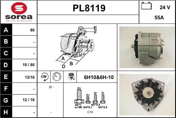 SNRA PL8119 - Ģenerators ps1.lv