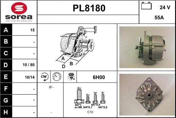 SNRA PL8180 - Ģenerators ps1.lv