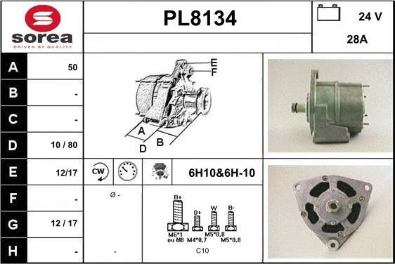 SNRA PL8134 - Ģenerators ps1.lv