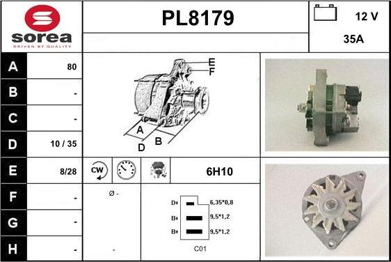 SNRA PL8179 - Ģenerators ps1.lv