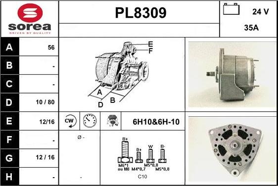 SNRA PL8309 - Ģenerators ps1.lv