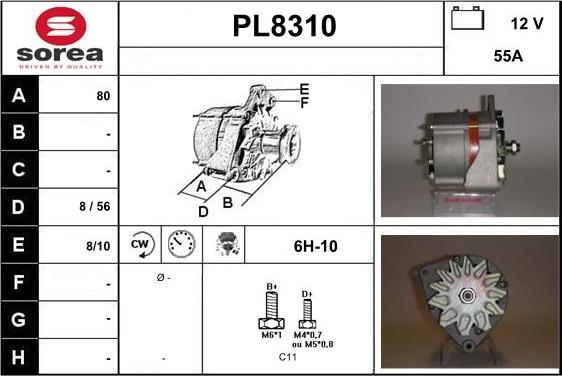 SNRA PL8310 - Ģenerators ps1.lv