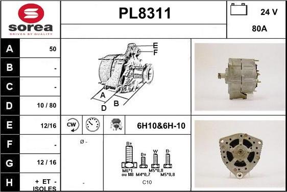 SNRA PL8311 - Ģenerators ps1.lv