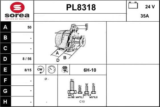 SNRA PL8318 - Ģenerators ps1.lv