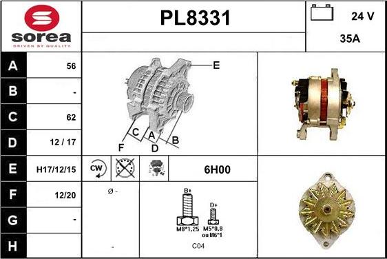 SNRA PL8331 - Ģenerators ps1.lv