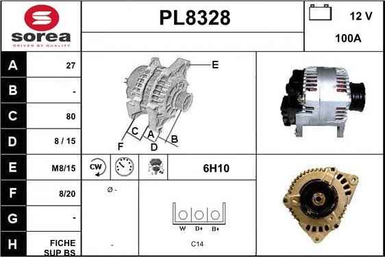 SNRA PL8328 - Ģenerators ps1.lv