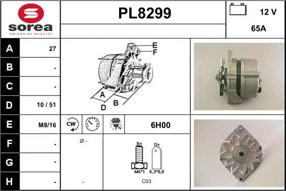 SNRA PL8299 - Ģenerators ps1.lv