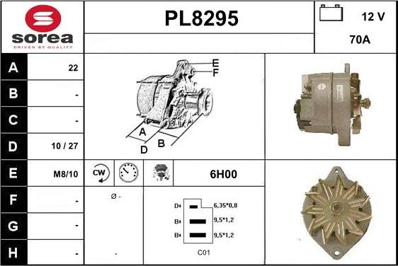 SNRA PL8295 - Ģenerators ps1.lv