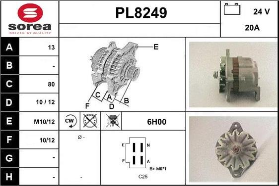 SNRA PL8249 - Ģenerators ps1.lv