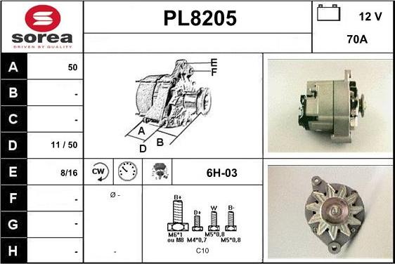 SNRA PL8205 - Ģenerators ps1.lv