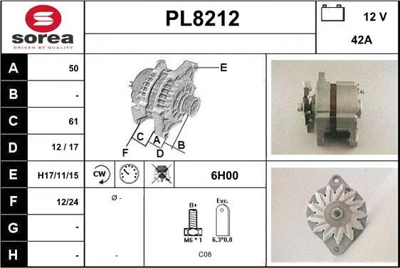 SNRA PL8212 - Ģenerators ps1.lv