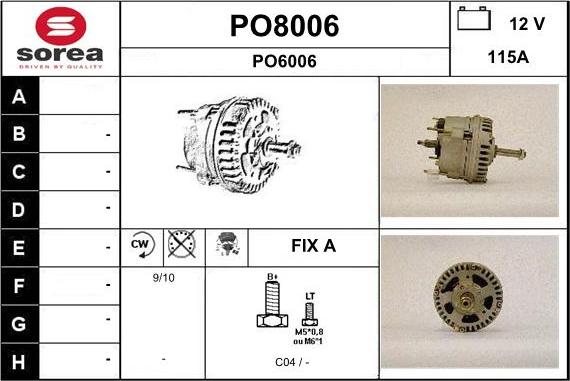 SNRA PO8006 - Ģenerators ps1.lv