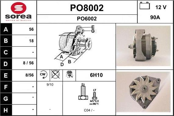 SNRA PO8002 - Ģenerators ps1.lv