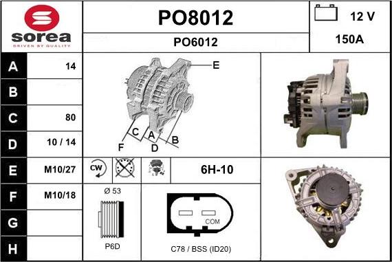 SNRA PO8012 - Ģenerators ps1.lv