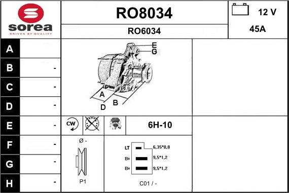 SNRA RO8034 - Ģenerators ps1.lv