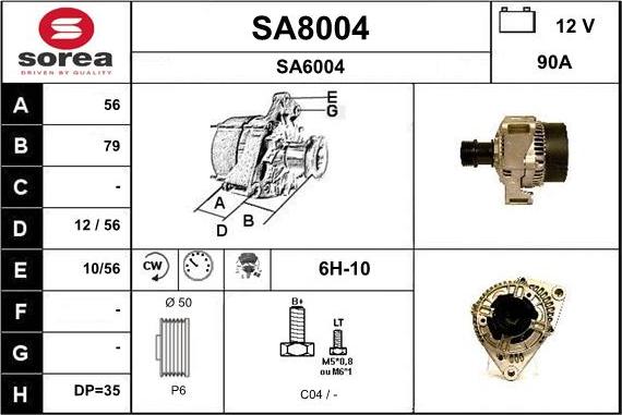 SNRA SA8004 - Ģenerators ps1.lv