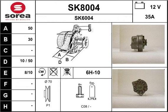 SNRA SK8004 - Ģenerators ps1.lv