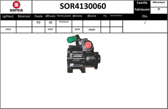 SNRA SOR4130060 - Hidrosūknis, Stūres iekārta ps1.lv