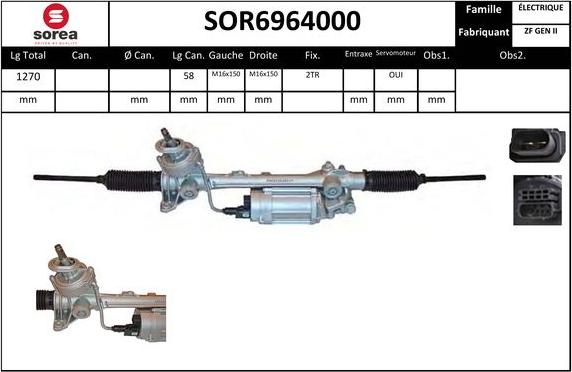 SNRA SOR6964000 - Stūres mehānisms ps1.lv