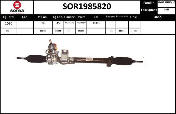 SNRA SOR1985820 - Stūres mehānisms ps1.lv