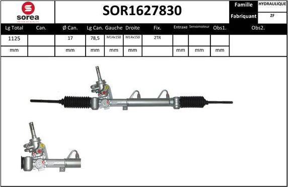 SNRA SOR1627830 - Stūres mehānisms ps1.lv