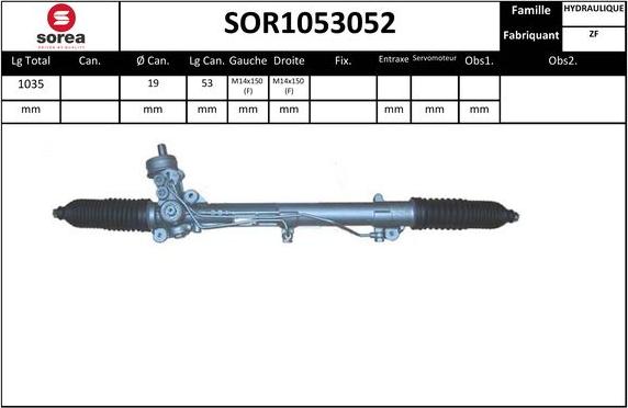 SNRA SOR1053052 - Stūres mehānisms ps1.lv