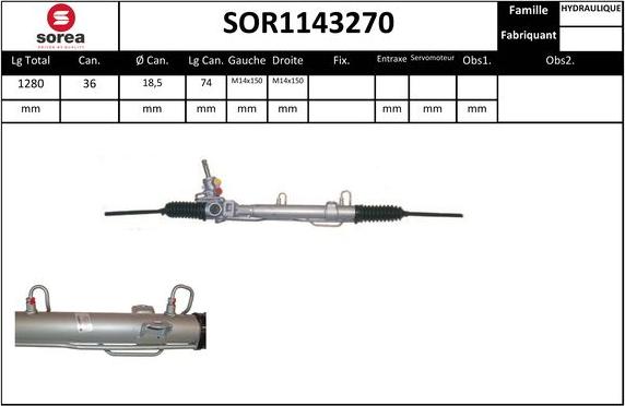 SNRA SOR1143270 - Stūres mehānisms ps1.lv