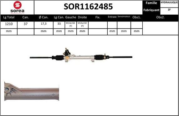 SNRA SOR1162485 - Stūres mehānisms ps1.lv