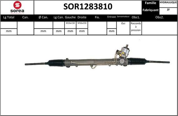 SNRA SOR1283810 - Stūres mehānisms ps1.lv