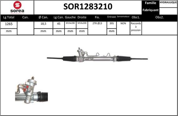 SNRA SOR1283210 - Stūres mehānisms ps1.lv