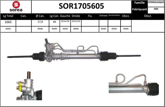 SNRA SOR1705605 - Stūres mehānisms ps1.lv