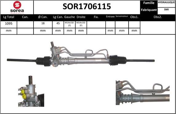 SNRA SOR1706115 - Stūres mehānisms ps1.lv