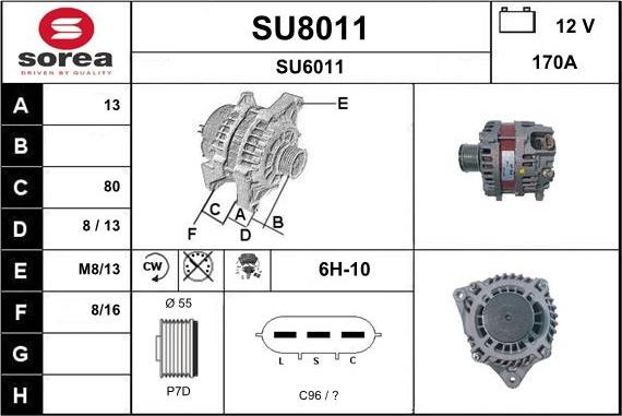 SNRA SU8011 - Ģenerators ps1.lv