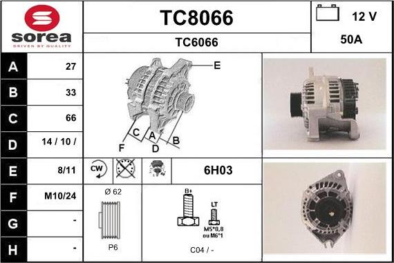 SNRA TC8066 - Ģenerators ps1.lv