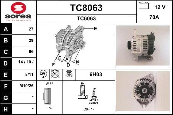 SNRA TC8063 - Ģenerators ps1.lv