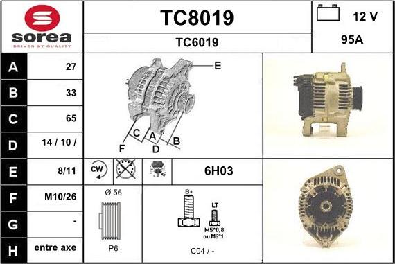 SNRA TC8019 - Ģenerators ps1.lv