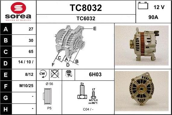 SNRA TC8032 - Ģenerators ps1.lv